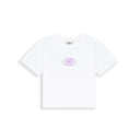 Globe Logo Crop Top - Brilliant White