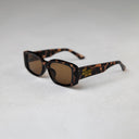Golden Hour Shades - Brown Cheetah Frames / Brown Lenses
