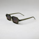 Sunset Shades - Green Rectangle Frame / Black Lenses