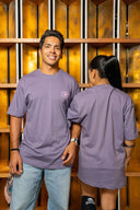 Globe Logo Basic Tee - Cadet Purple