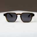 Main Stage Shades - Green Square Frames / Black Lenses